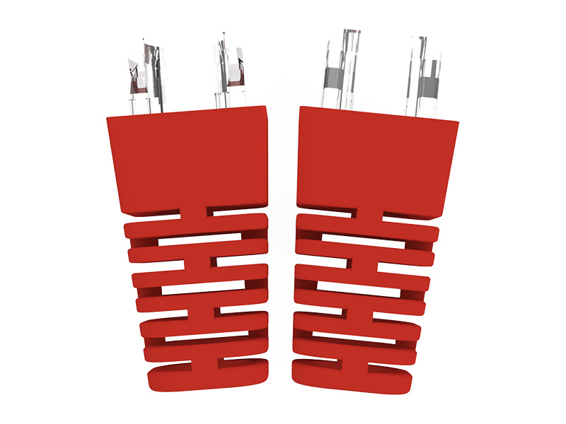 02-107-008 PC+PVC RJ45 Strekkavlastning 02-107-008 PC+PVC RJ45 Strekkavlastning