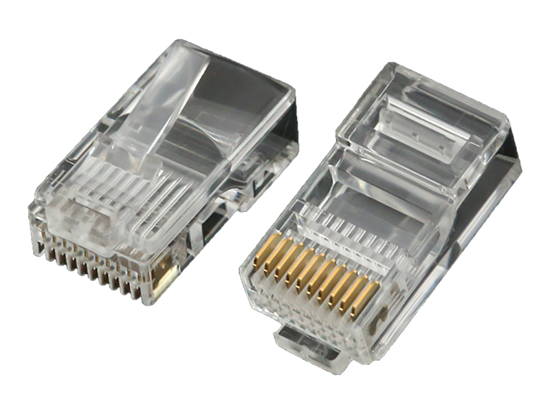 Uskjermet RJ48 10P10C modulplugg