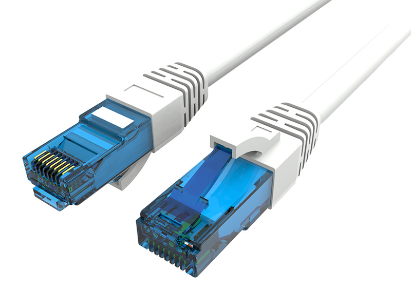 Uskjermet U/UTP CAT.5E antibakteriell patchledning