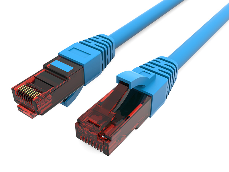 Uskjermet U/UTP CAT.6 antibakteriell patchledning