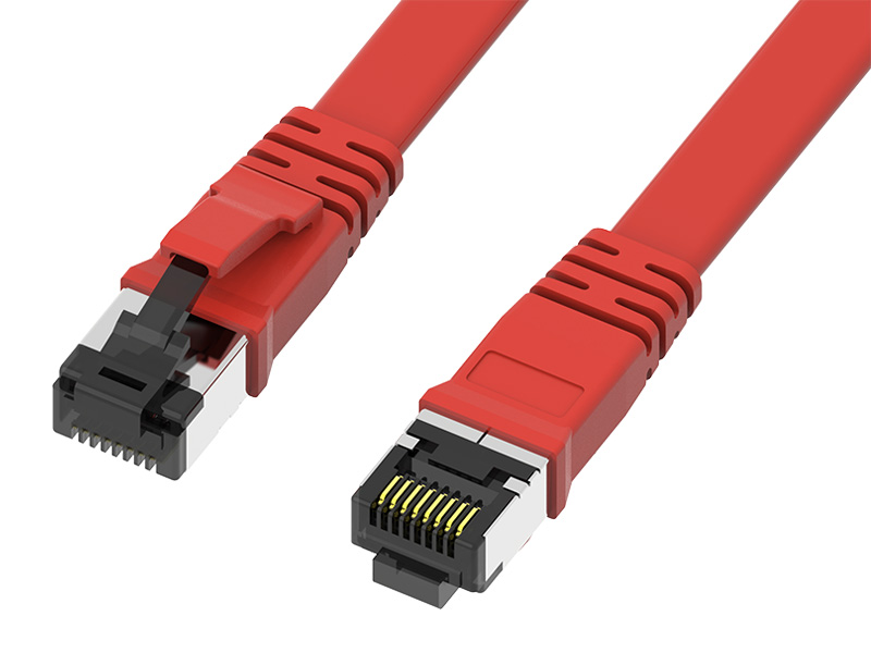 Skjermet FTP CAT.6 Flat Patch-ledning