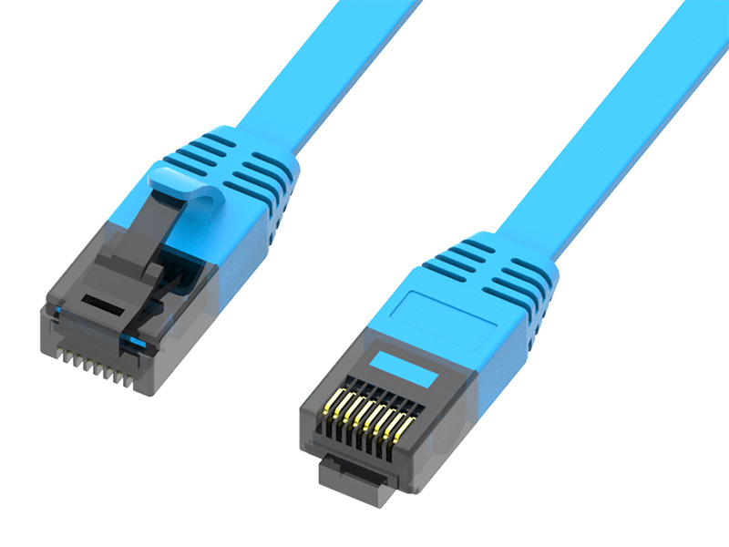 Uskjermet U/UTP CAT.6 Flat Patch-ledning
