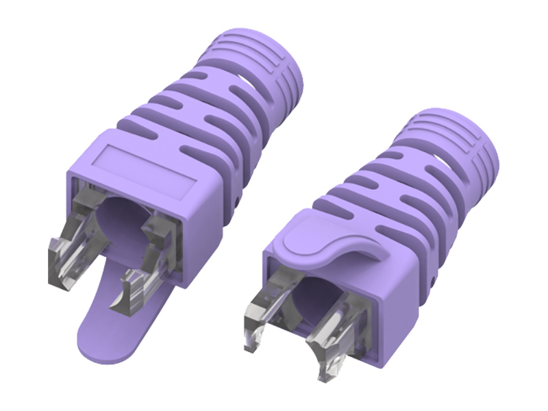 02-107-105 PC+PVC RJ45 Strekkavlastning